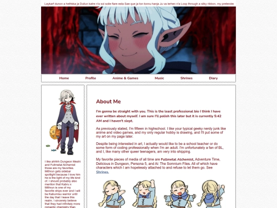 profile screenshot