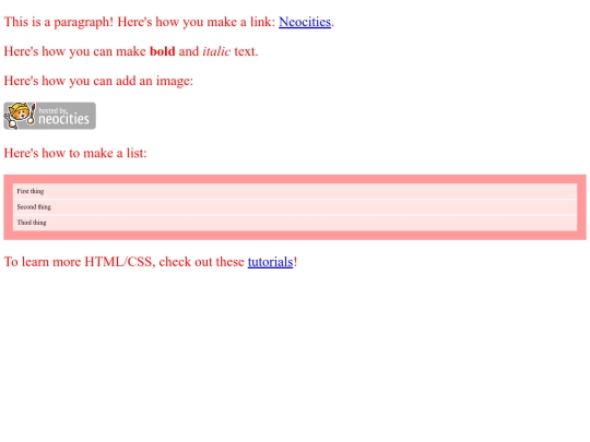 index screenshot