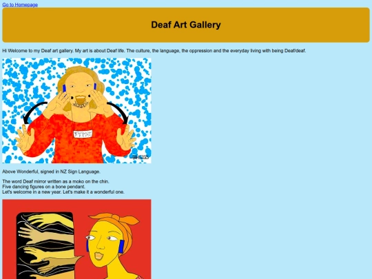 deafartgallery screenshot