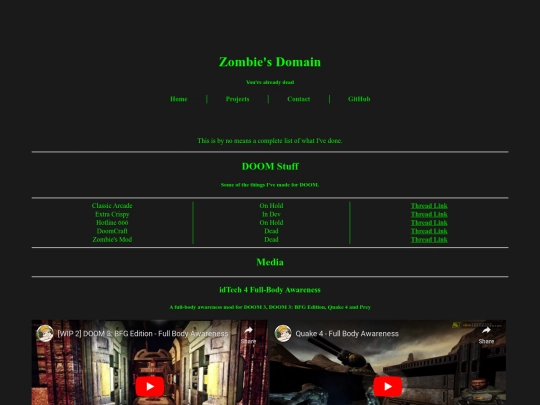 pages/projects screenshot