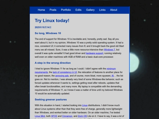 posts/2025-10-14-Try-Linux-today screenshot