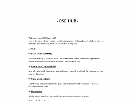 OSE/hub screenshot