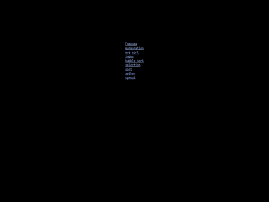 index-list screenshot