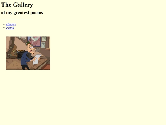 poetry screenshot