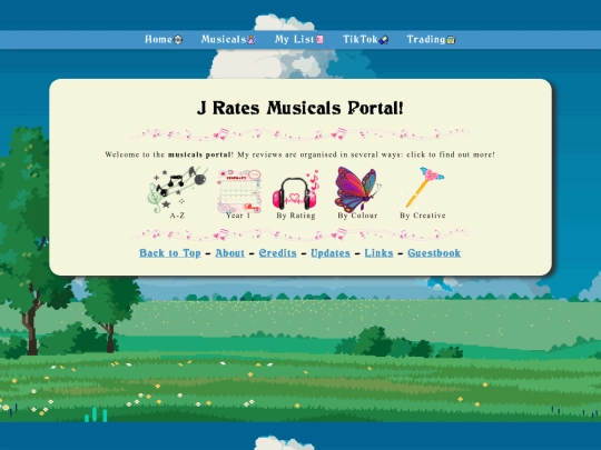 musicals screenshot