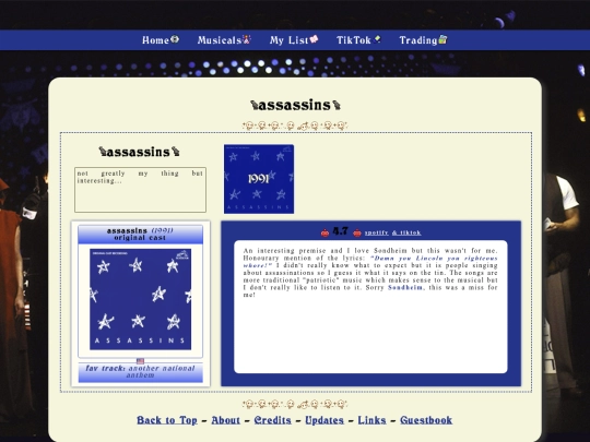 musicals/Assassins screenshot