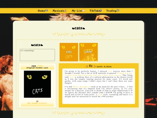 musicals/Cats screenshot