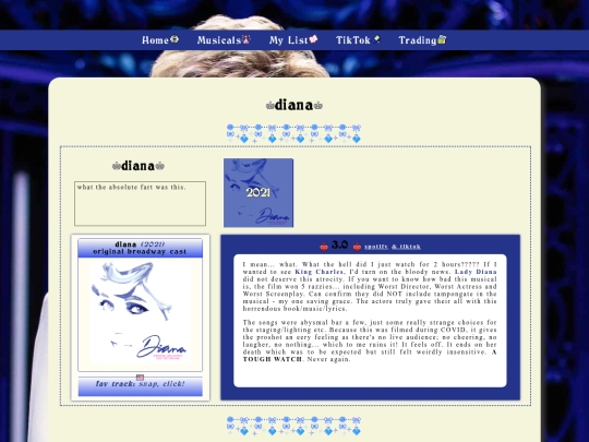 musicals/Diana screenshot