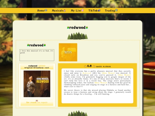 musicals/Redwood screenshot