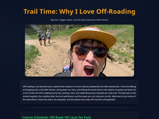 off-roading screenshot