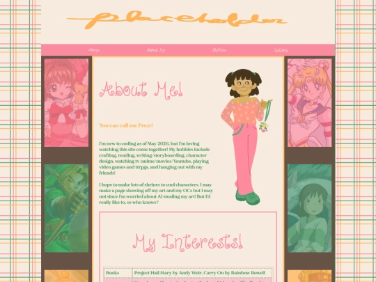 aboutme screenshot