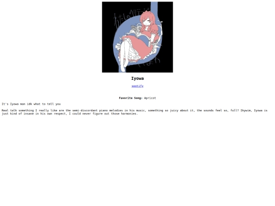musicdata/iyowa screenshot