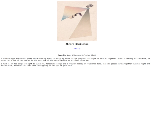 musicdata/ohzora-kimishima screenshot