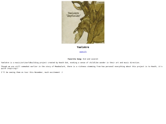 musicdata/yaelokre screenshot
