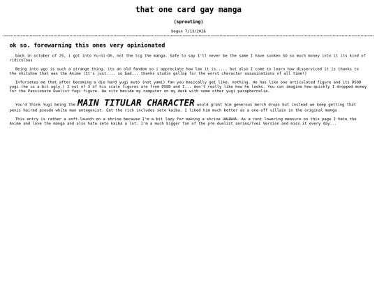 webgarden/yaoi-oh screenshot