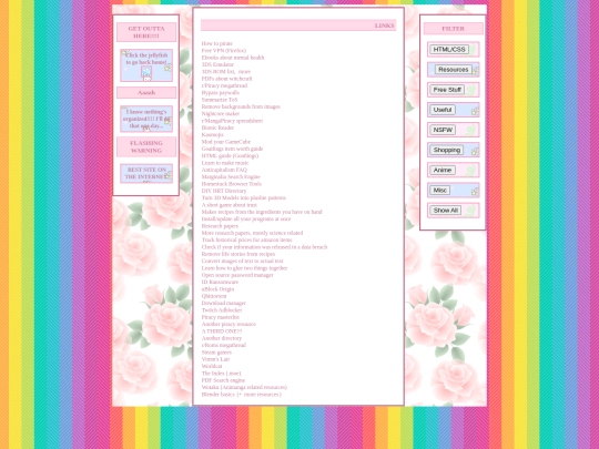 links screenshot