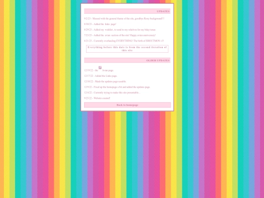 updates screenshot