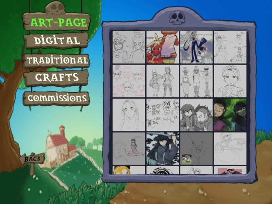 gallery/artpage screenshot