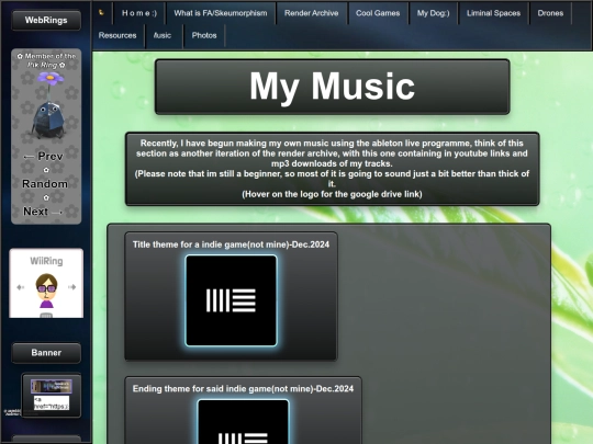Music screenshot