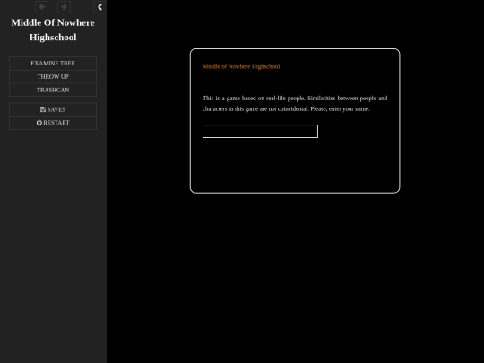 Middle Of Nowhere Highschool screenshot