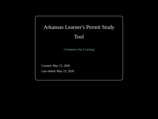 Permit Studying screenshot
