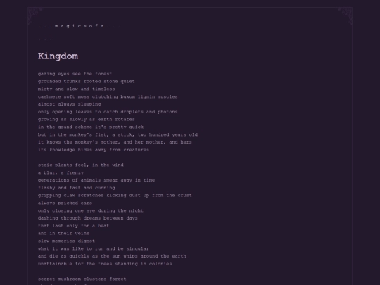 poems/kingdom screenshot