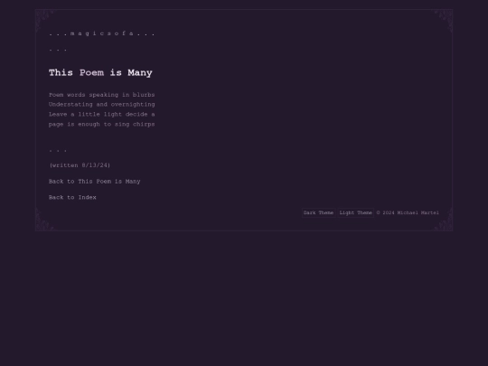 poems/many/poem screenshot