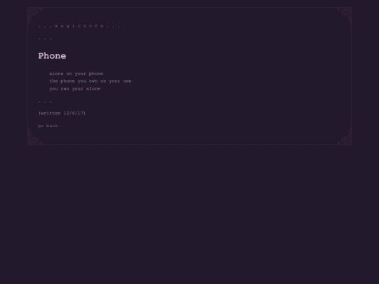 poems/phone screenshot