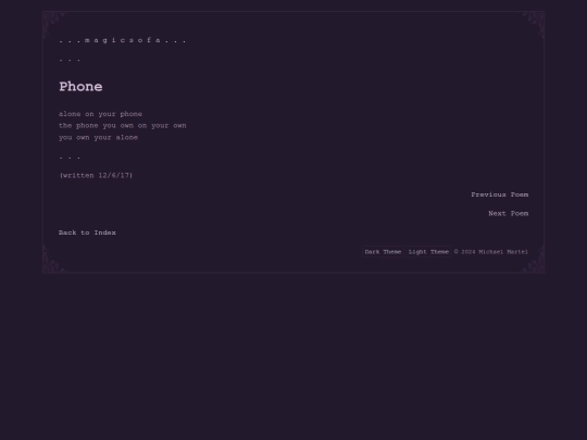 poems/phone screenshot