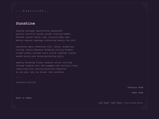 poems/sunshine screenshot