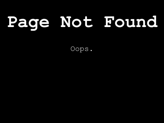 not_found screenshot