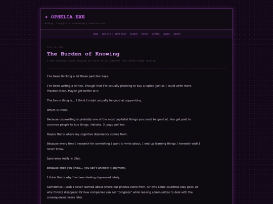 essays screenshot