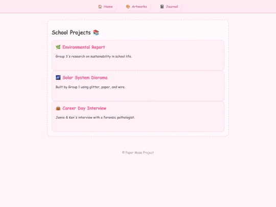 project1 screenshot