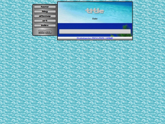 blog/pagetemplate screenshot