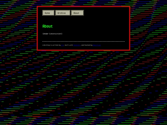 blog/about screenshot