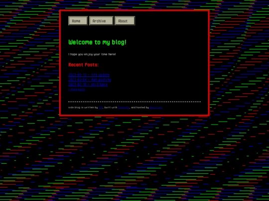 blog screenshot