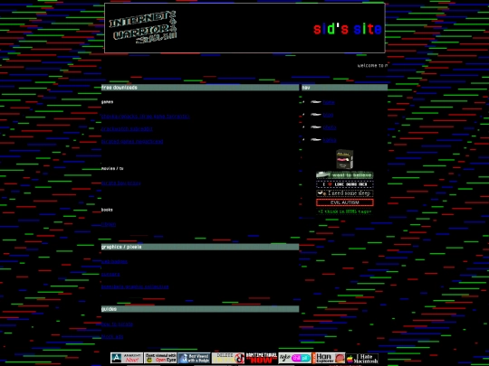 links screenshot