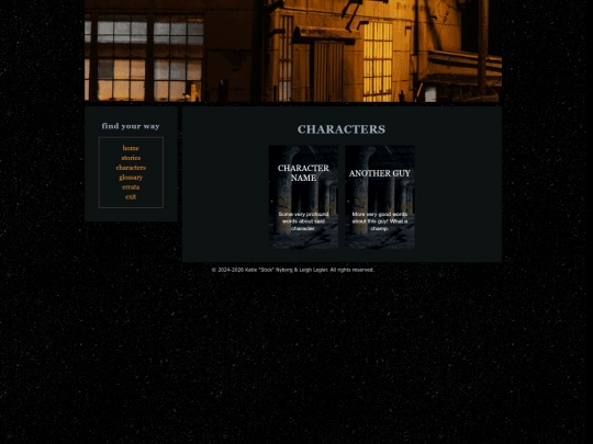 haunting/characters screenshot