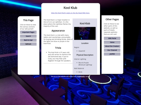 wiki/kool-klub screenshot