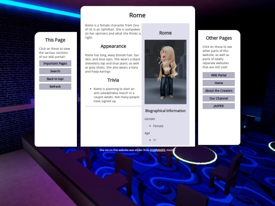 wiki/rome screenshot