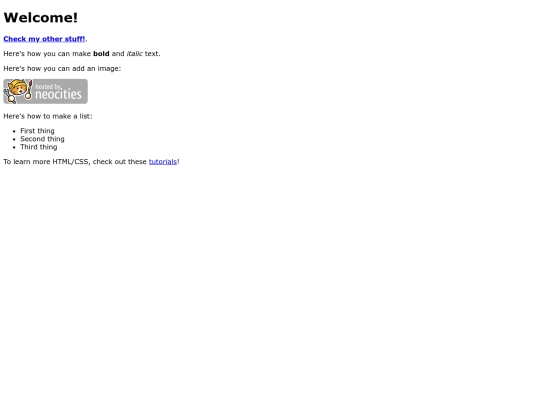 index screenshot