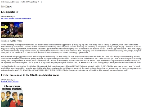 blog screenshot