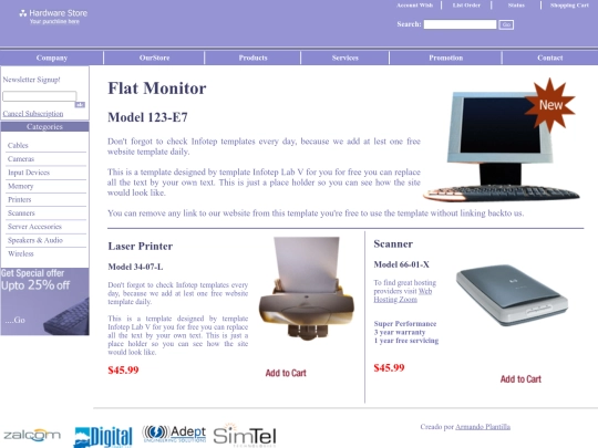 armando_hardware screenshot
