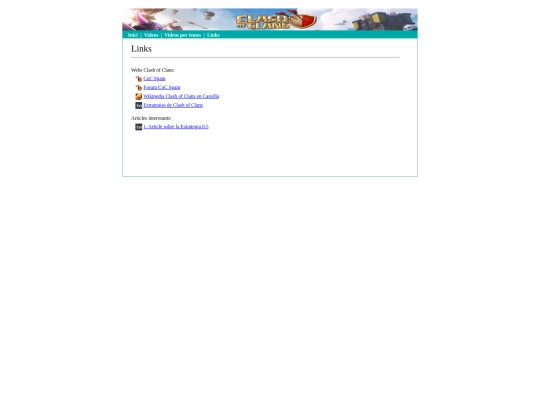 links screenshot