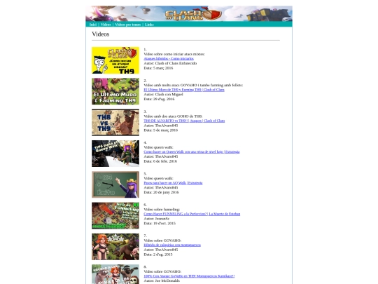 videos screenshot