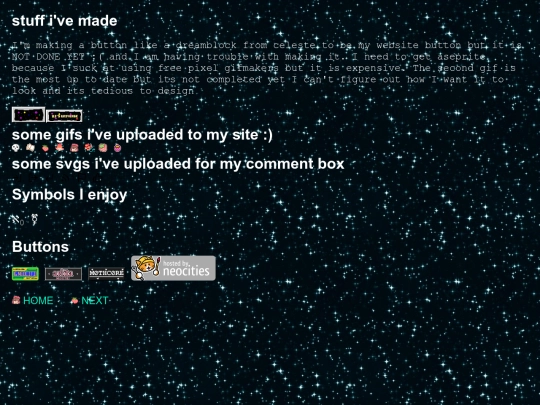 links screenshot