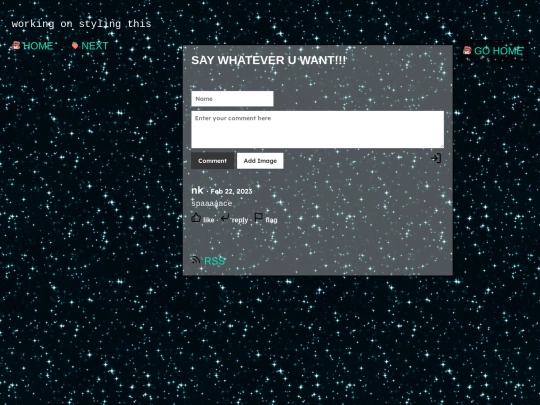 test screenshot