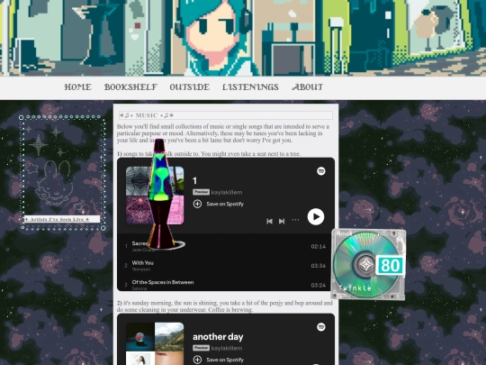 Listenings screenshot