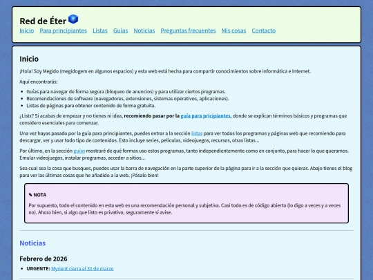 index screenshot