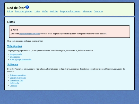 listas screenshot